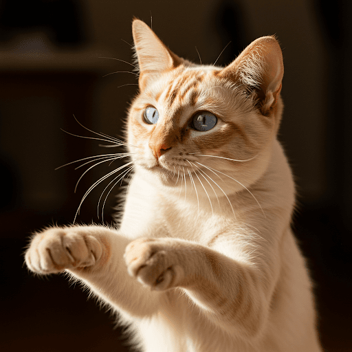 Flame Point Siamese cat