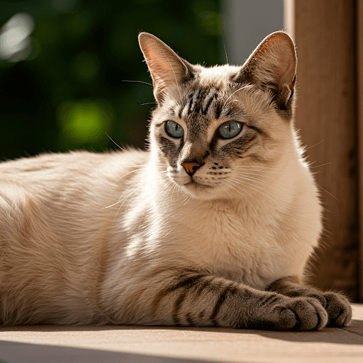 Lynx Point Siamese cat
