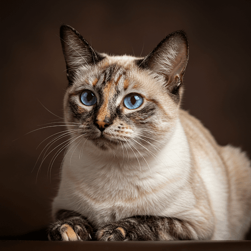 Tortie Point Siamese cat
