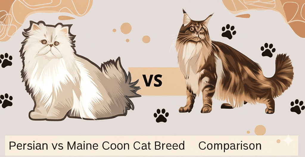Persian vs Maine Coon Cats: Complete Breed Comparison Guide