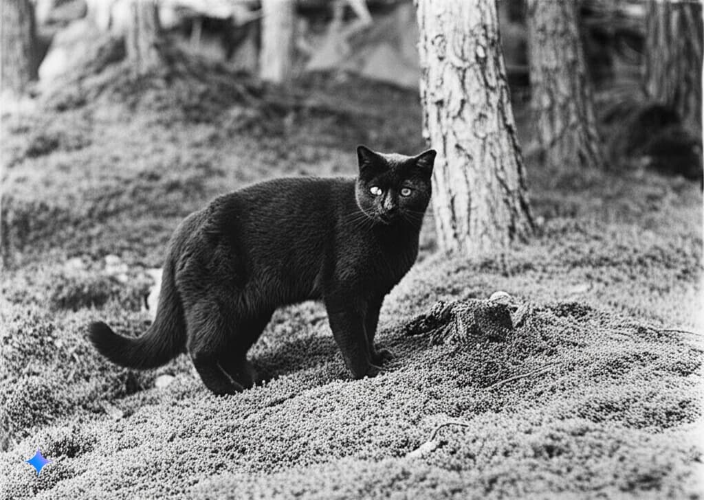 Historical photo of Norwegian Forest Cat