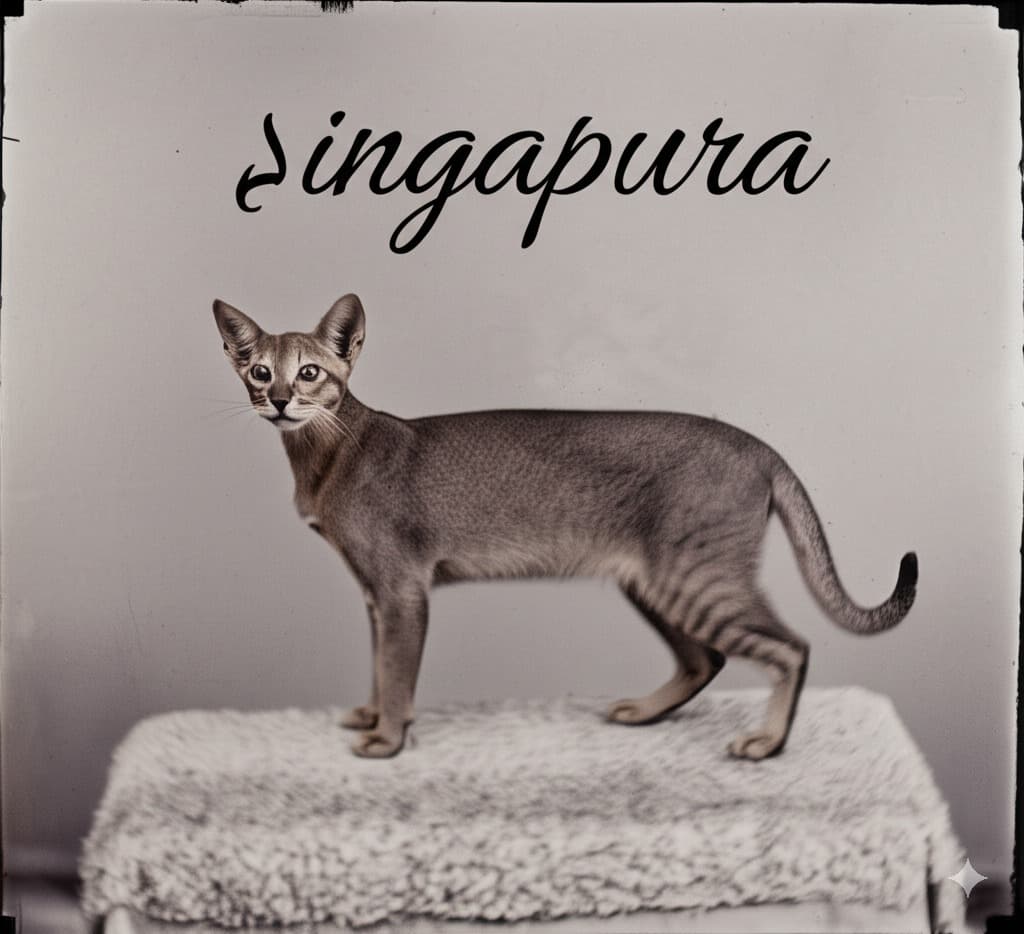 Historical Photo related to Singapura Cat origins