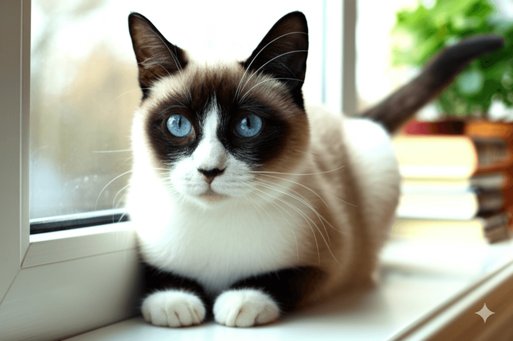 Snowshoe cat