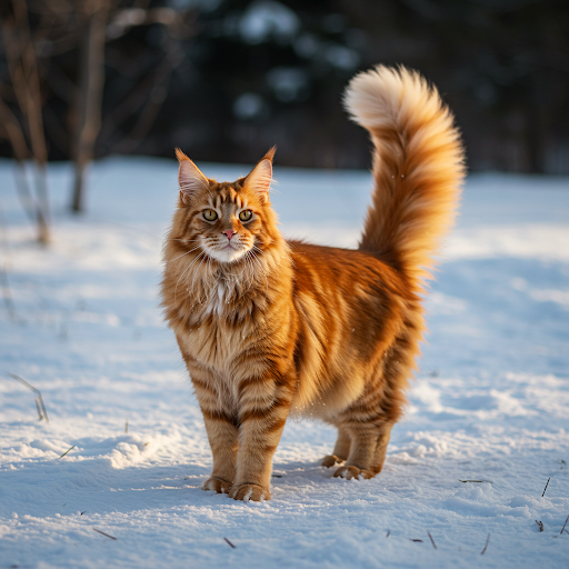 Orange Maine Coon